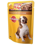Педигри пауч для собак Говядина/Ягненок 100г