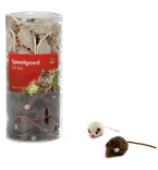 I.P.T.S. 440443 Игрушка д/кошек "Мышь плюшевая" в ассортименте 5см *72шт (туба)