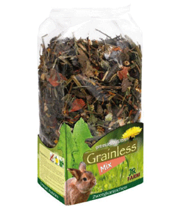 Дж Ар Фарма 10109 Grainless Mix Zwergkaninchen Корм беззерновой д/карликовых кроликов 650г *6 ― ЗооРесторан