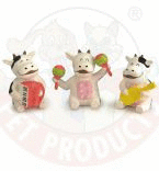 I.P.T.S. Игрушка для собак "Коровка", латекс 13см