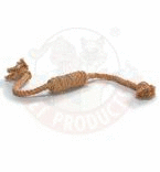 I.P.T.S. Игрушка для собак "Канат с веревочной тубой посередине", оранж 33см