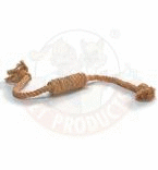 I.P.T.S. Игрушка для собак "Канат с веревочной тубой посередине", оранж 40см