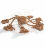 I.P.T.S. Игрушка для собак "Клубок веревочный с канатиками", оранж 32см