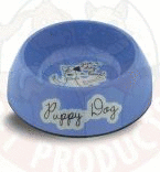I.P.T.S. Pappy Миска для собак меламин голубая 14*4,5см