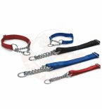 I.P.T.S. Ошейник нейлоновый с цепью красный 35-50см*20мм