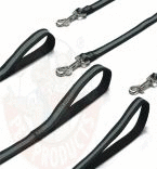 I.P.T.S. Поводок светоотражающий нейлоновый черный 130см*20мм