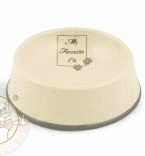 I.P.T.S. My Favorite Миска для кошек керамическая серая окантовка 13,5*4,5см