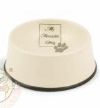 I.P.T.S. My Favorite Миска для собак керамическая коричневая окантовка 15*6см